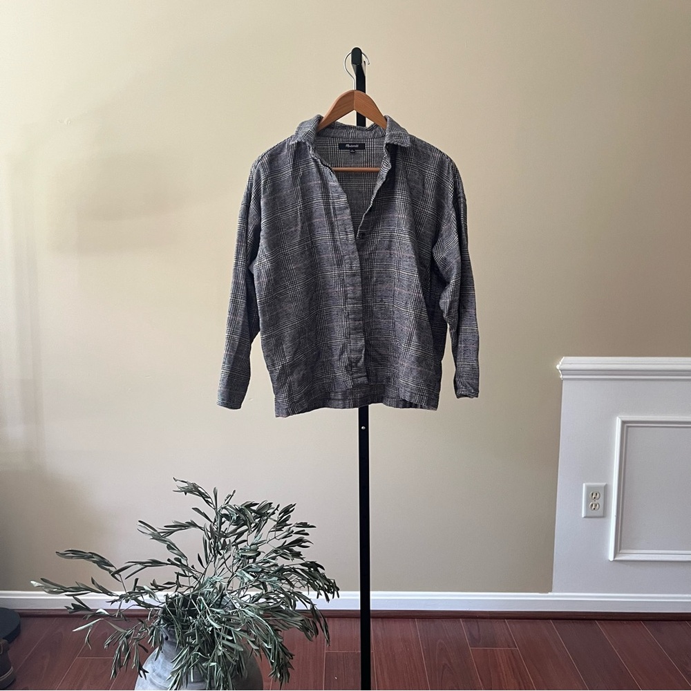 Madewell Plaid Patterned Shirt